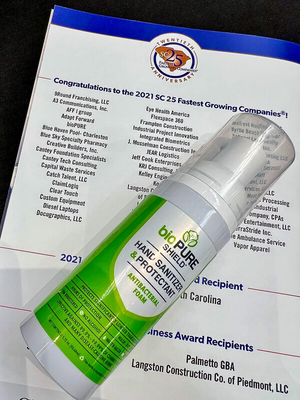 bioPURE SHIELD Personal Hand Sanitizer Case of 12 Bottles - Image 4